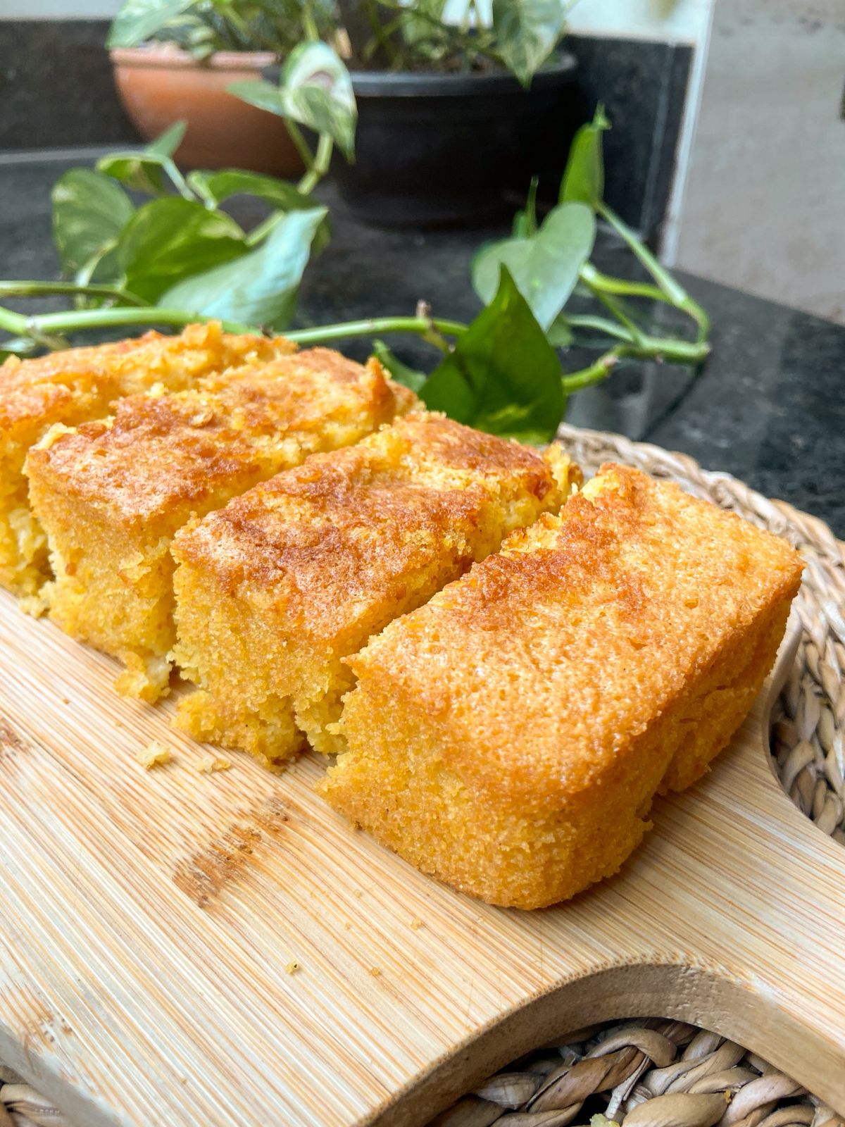 Bolo de milho sem glúten e sem lactose - Queijos Vitoria